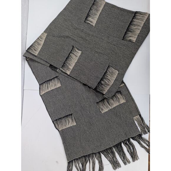 The Museum of Modern Art Nuno Scarf 74" X 17" Reiko Sudo Artisan Scarf - Picture 2 of 9